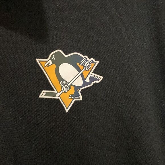 Pittsburgh Penguins Majestic Cool Base 1/4 Zip Pullover Jacket Mens Size Medium - Picture 2 of 5
